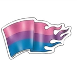 סטיקר דגל גלי ביסקסואלים
